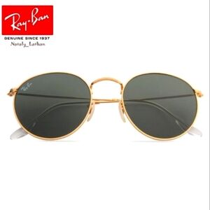 RayBan (Store Display) Round Metal Green RB3447